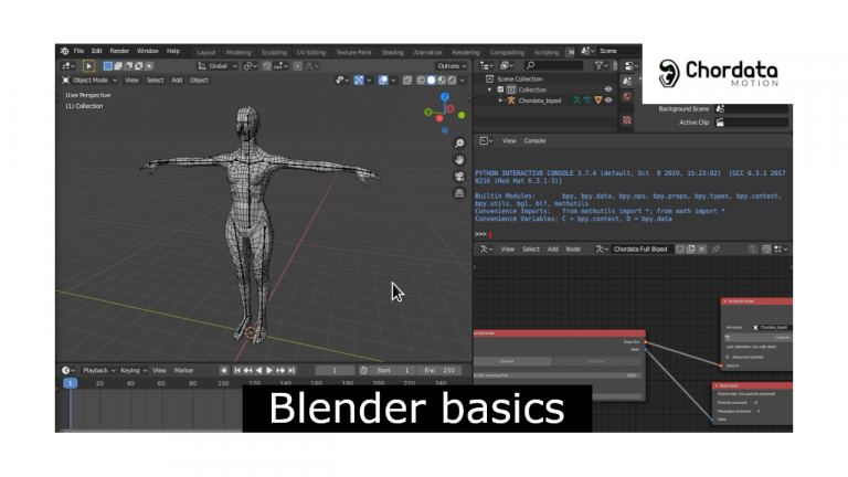 Learning How To Use Blender: Motion Capture Basics With Chordata Motion ...