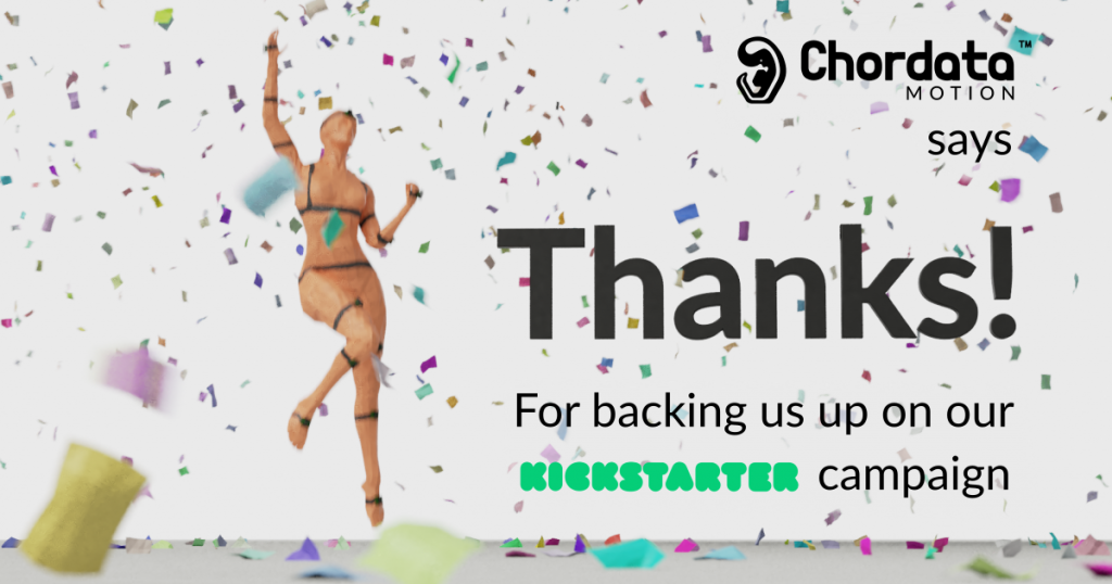 Chordata Motion succesful Kickstarter campaign